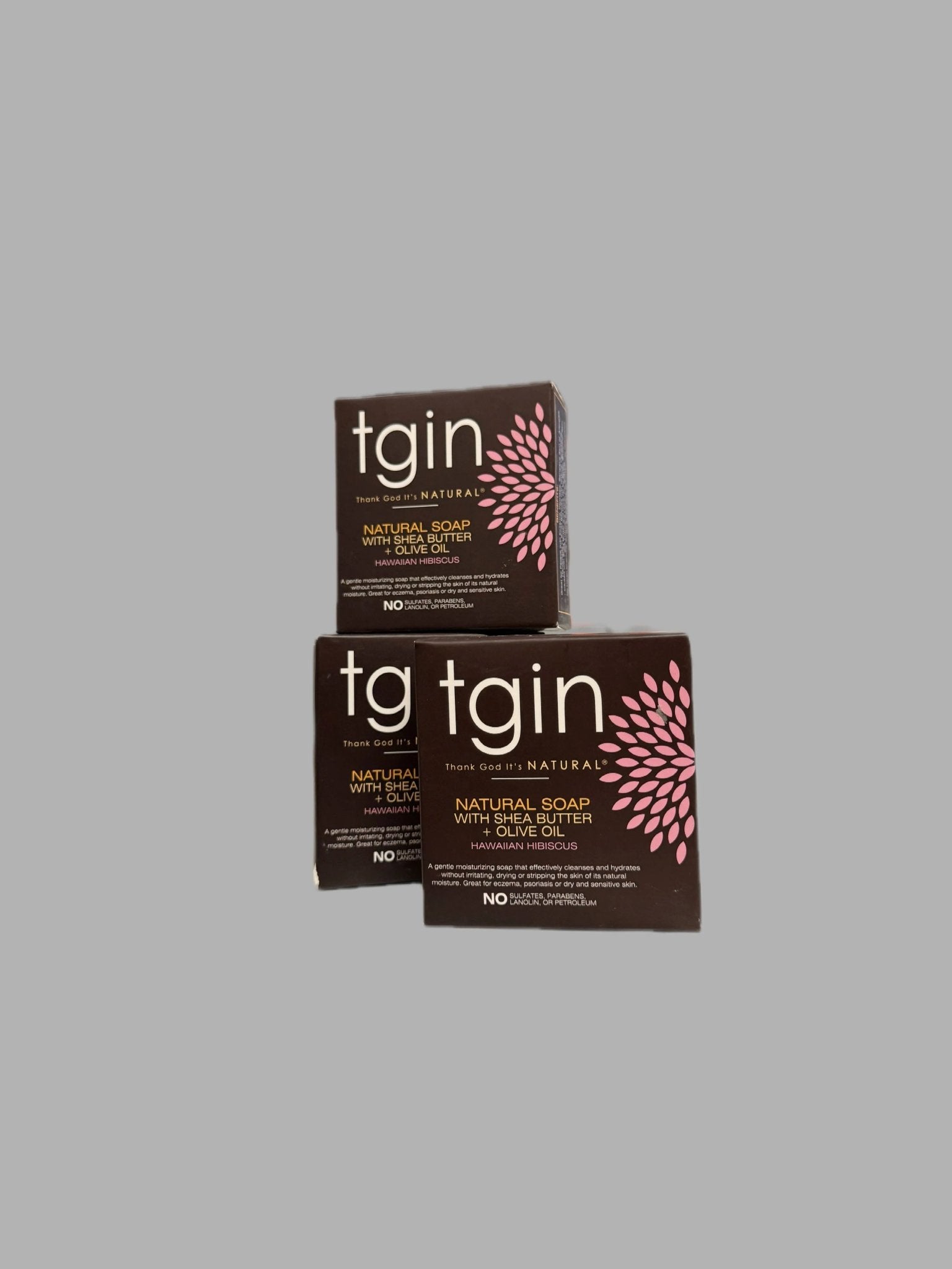TGIN Natuurlijke zeep met olijfolie - Hawaiiaanse hibiscus - 113 gram